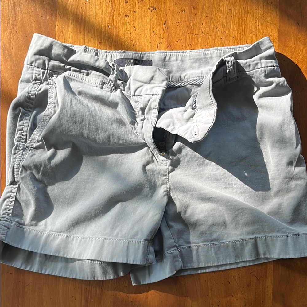 J. Crew Gray Cargo Shorts with Lightweight Fabric